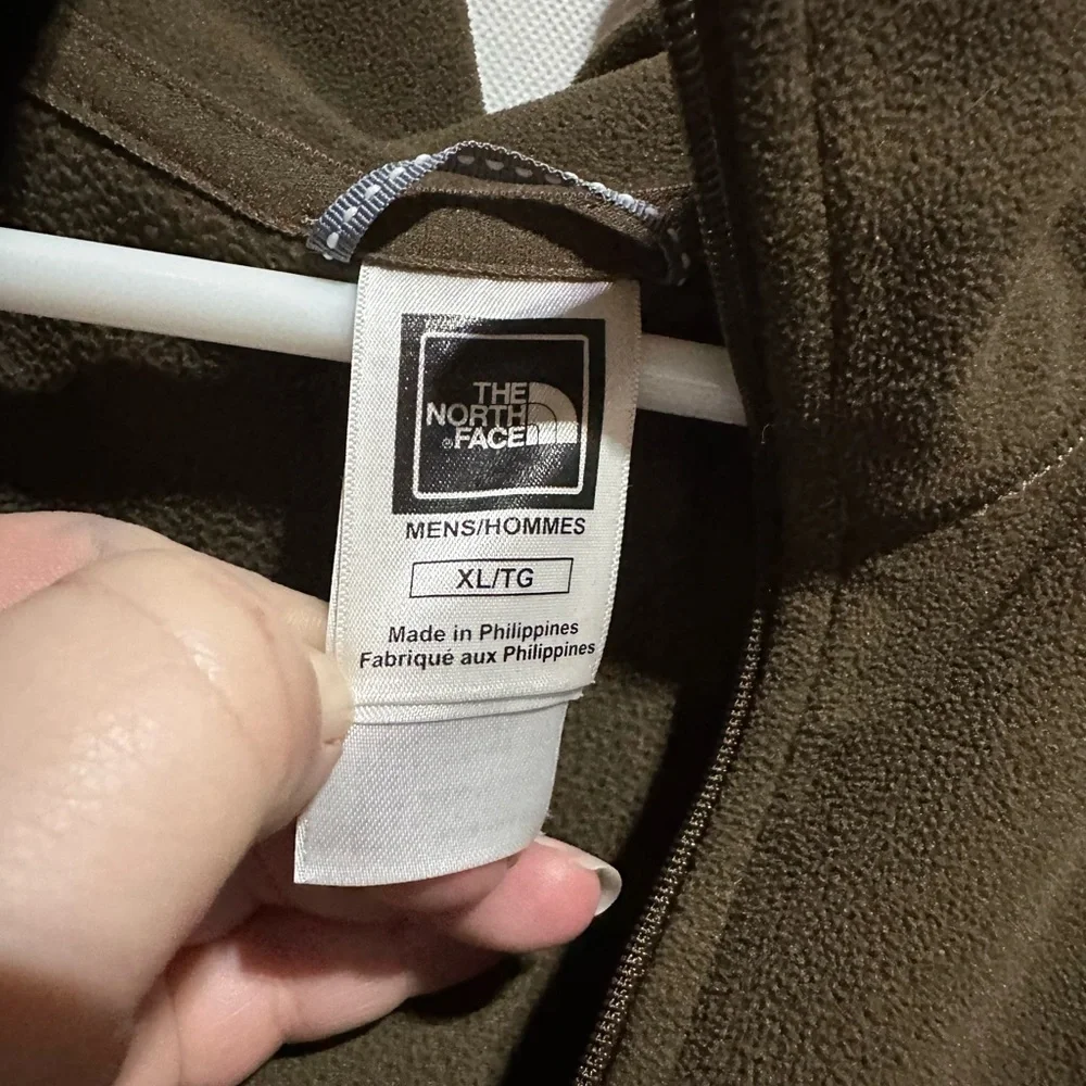 THE NORTH FACE Men’s XL 1/4 Zip Fleece Brown Pullover Nature Outdoor Gorpcore